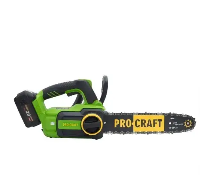 Аккумуляторная пила Procraft PKA42Li цепная бесщеточная электропила садовая для дерева дров веток 20 В шина 304 мм 4900 об мин скорость 9,3 м с автоматическая смазка бесключевое натяжение без АКБ ЗУ - изображение 6