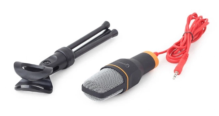 Мікрофон настільний Gembird MIC-D-03, чорного кольору - Фото 3 Мікрофон настільний Gembird MIC-D-03, чорного кольору - зображення 3