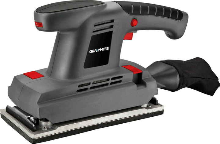 Машина шліфувальна вібраційна GRAPHITE 380 Вт підошва 1 (59G323) - Фото 1 Машина шліфувальна вібраційна GRAPHITE 380 Вт підошва 1 (59G323) - изображение 1