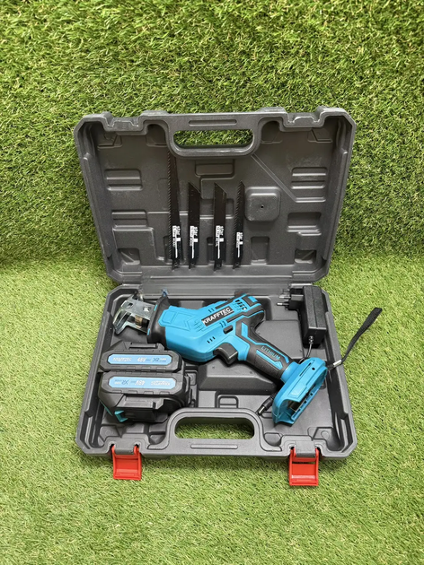 Аккумуляторная сабельная пила Krafftec PRO 48V 6Ah, ножовка по дереву и металлу, 2 АКБ, 3300 ход/мин - изображение 5