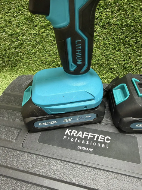 Аккумуляторная сабельная пила Krafftec PRO 48V 6Ah, ножовка по дереву и металлу, 2 АКБ, 3300 ход/мин - изображение 6