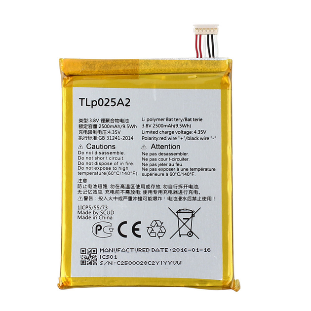 Аккумулятор для для телефона Alcatel TLP025A2 2500mAh – низкие цены ...