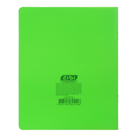 Зошит 12 аркушів # ZiBi 17401-04 з пластиковою обкладинкою, зелений (20) /ZB.17401-04K/ - Фото 2 Зошит 12 аркушів # ZiBi 17401-04 з пластиковою обкладинкою, зелений (20) /ZB.17401-04K/ - изображение 2