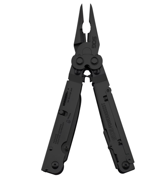 Мультитул SOG PowerAssist 16 Інструментів (SOG-B66N-CP) Чорний - Фото 3 Мультитул SOG PowerAssist 16 Інструментів (SOG-B66N-CP) Чорний - зображення 3