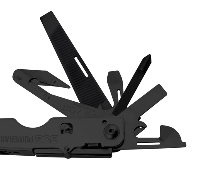 Мультитул SOG PowerAssist 16 Інструментів (SOG-B66N-CP) Чорний - Фото 4 Мультитул SOG PowerAssist 16 Інструментів (SOG-B66N-CP) Чорний - зображення 4