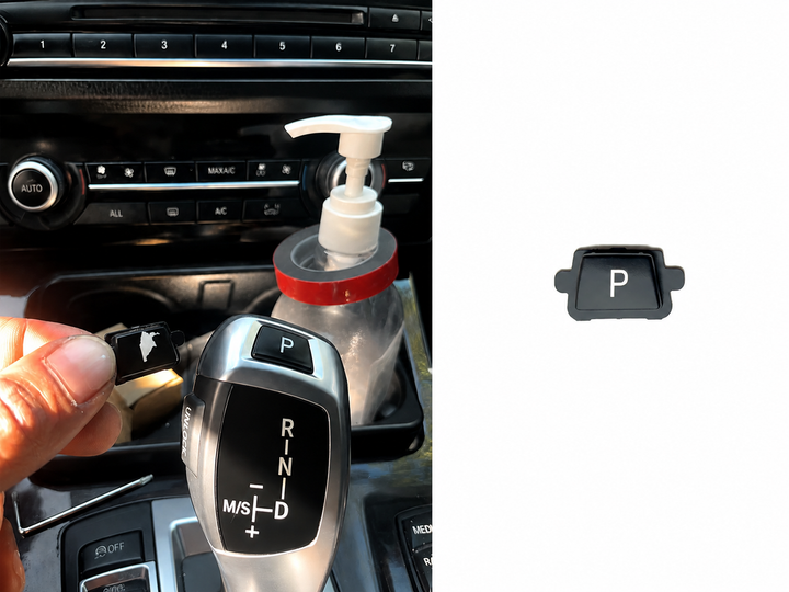 Матовая кнопка Parking P для обычного селектора АКПП BMW F30 F10 F11 F32 F36 F48 F25 F26 - изображение 2