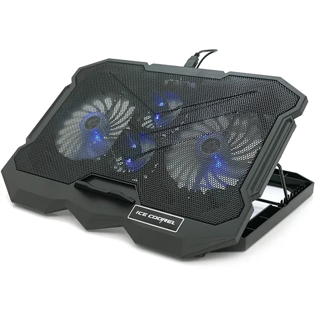 Підставка для ноутбука Ice Coorel K22 10-17" Black (YT35660) - изображение 2