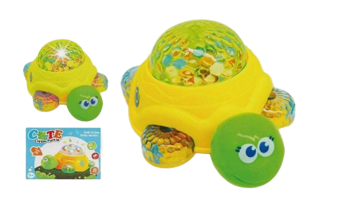 Дитяча інтерактивна музична іграшка-нічник "Cote Little Turtle" Весела Черепашка - зображення 2