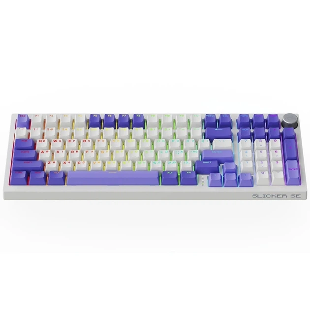 Бездротова клавіатура Proove Gaming Slicker Special Edition (Ukraine Layout) black/purple - изображение 13