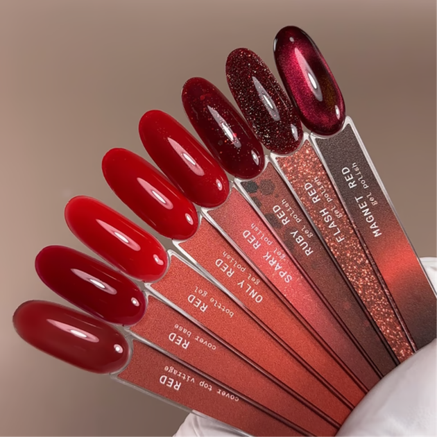 Гель-лак светоотражающий Biblioteka Flash Gel Polish Red Красный 10 мл - Фото 2 Гель-лак светоотражающий Biblioteka Flash Gel Polish Red Красный 10 мл - изображение 2