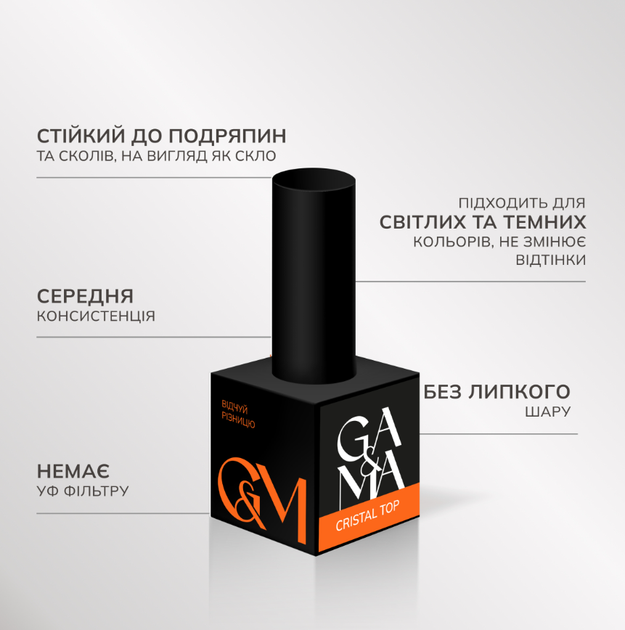 Топ Gémely Cristal Top 30 мл - изображение 2