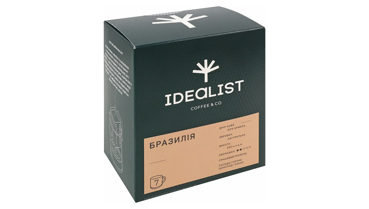 Дріп-кава Idealist Coffee Co Бразилія 7 Дріпів 84g - зображення 3
