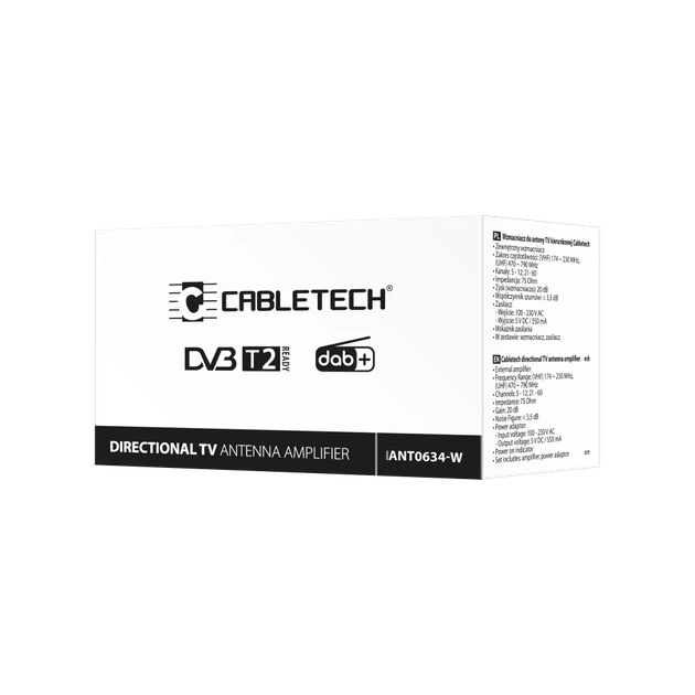 Усилитель и блок питания Cabletech для антенны TV (ANT0634-W) - изображение 3