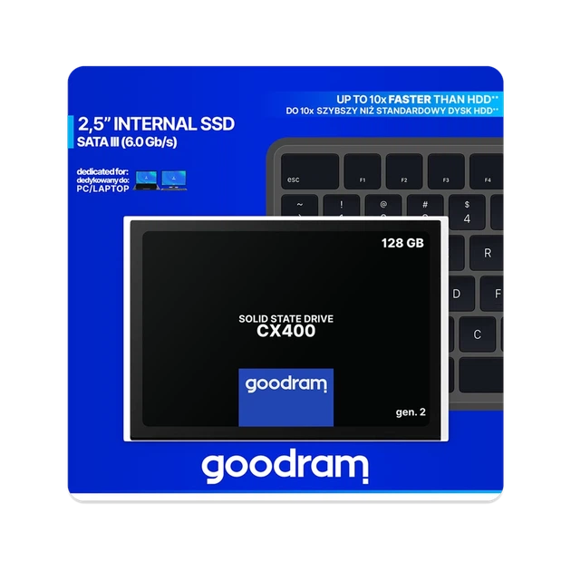 SSD Goodram CX400 128GB (TGD-SSDPRCX400128G2) - Фото 5 SSD Goodram CX400 128GB (TGD-SSDPRCX400128G2) - изображение 5