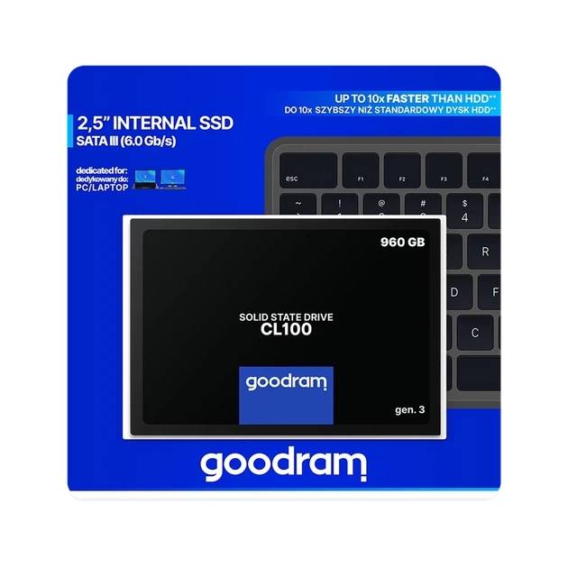 Диск SSD Goodram CL100 960GB (TGD-SSDPRCL100960G3) - изображение 6
