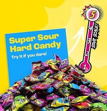 Набор кислых сладостей и конфет Brain Blasterz Ultimate Sour Box 676 г - изображение 5