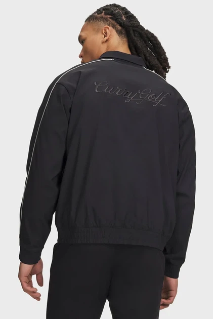 Чоловіча чорна вітровка Curry Club Jacket Under Armour XXL 6009791-001 - Фото 2 Чоловіча чорна вітровка Curry Club Jacket Under Armour XXL 6009791-001 - зображення 2