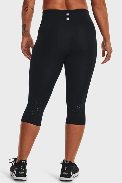 Жіночі чорні тайтси UA Fly Fast 3.0 Speed Capri Under Armour XS 1369770-001 - Фото 3 Жіночі чорні тайтси UA Fly Fast 3.0 Speed Capri Under Armour XS 1369770-001 - зображення 3