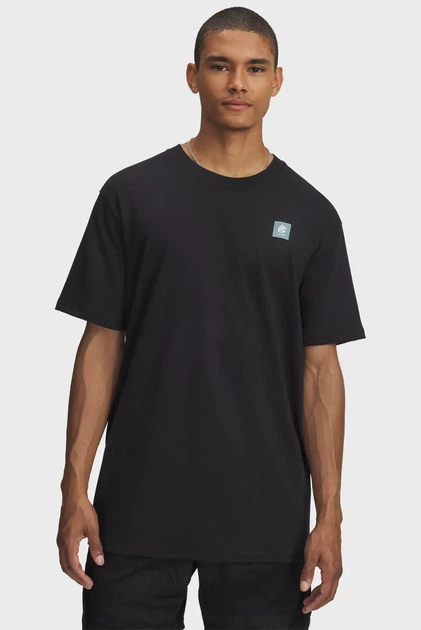 Чоловіча чорна футболка Curry Verbiage Tee 2 Under Armour M 6007302-001 - Фото 1 Чоловіча чорна футболка Curry Verbiage Tee 2 Under Armour M 6007302-001 - изображение 1