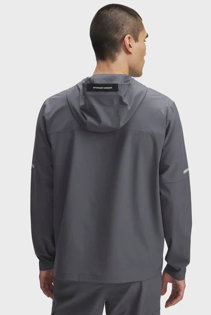 Чоловіча сіра вітровка UA Tech Utility Utility Woven Jckt Under Armour S 6004967-025 - Фото 3 Чоловіча сіра вітровка UA Tech Utility Utility Woven Jckt Under Armour S 6004967-025 - зображення 3