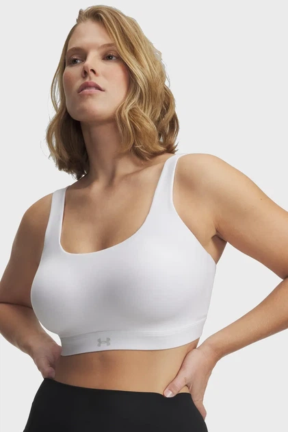 Жіночий білий топ UA Effortless High Bra Under Armour L A-C 6011263-100 - изображение 2