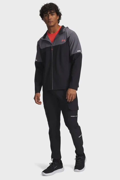 Чоловічі чорні спортивні штани UA Tech Utility Woven Pant Under Armour M 6004966-003 - Фото 2 Чоловічі чорні спортивні штани UA Tech Utility Woven Pant Under Armour M 6004966-003 - зображення 2