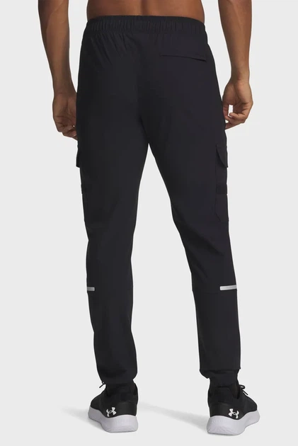 Чоловічі чорні спортивні штани UA Tech Utility Woven Pant Under Armour M 6004966-003 - Фото 3 Чоловічі чорні спортивні штани UA Tech Utility Woven Pant Under Armour M 6004966-003 - зображення 3