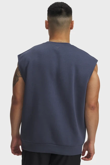 Чоловічий темно-сірий світшот Pjt Rck Icon Sleeveless Under Armour S 6005012-044 - изображение 2