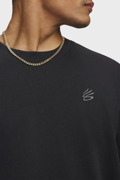 Чоловіча чорна футболка Curry LC Logo Tee Under Armour S 6009779-001 - изображение 3