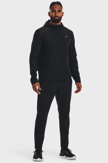 Чоловічі чорні спортивні штани UA STORM RUN PANT Under Armour S 1376800-001 - изображение 2
