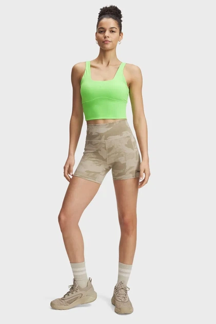 Жіночий салатовий топ Pjt Rck Fitted Bra Tank Under Armour S 1389714-362 - Фото 3 Жіночий салатовий топ Pjt Rck Fitted Bra Tank Under Armour S 1389714-362 - зображення 3