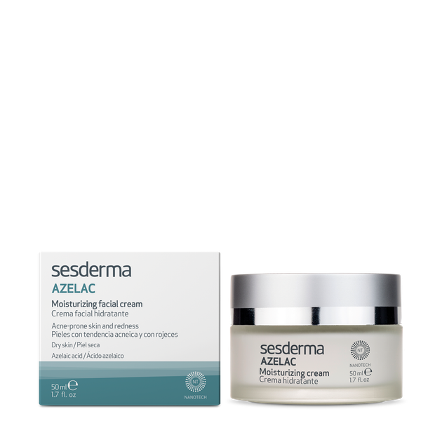 Зволожуючий крем для обличчя Sesderma Azelac Moisturizing Facial Cream 50 мл (8470002029293) - Фото 1 Зволожуючий крем для обличчя Sesderma Azelac Moisturizing Facial Cream 50 мл (8470002029293) - изображение 1