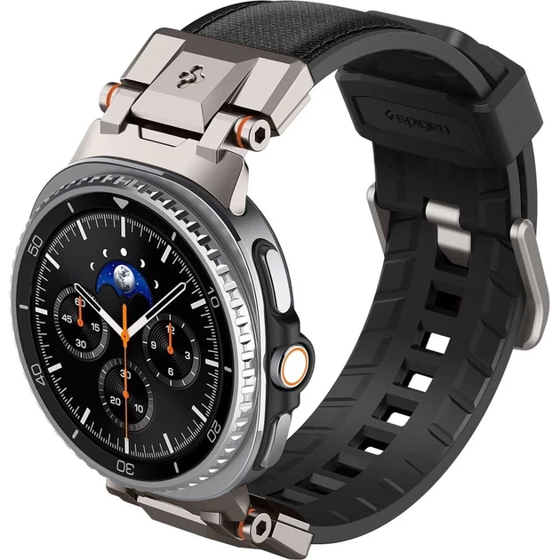 Etui ochronne Spigen DuraPro Armor do Samsung Galaxy Watch 8/9/Classic 40/44/46 mm Black (8800283312515) - Zdjęcie 4 Etui ochronne Spigen DuraPro Armor do Samsung Galaxy Watch 8/9/Classic 40/44/46 mm Black (8800283312515) - obraz 4