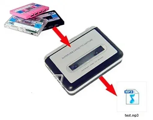 USB касетний плеєр для оцифрування аудіокасет TAPE - зображення 4