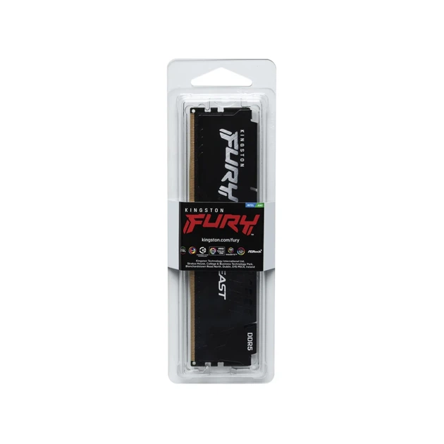Модуль пам'яті Kingston Fury Beast Black DDR5-5600 16GB CL40-40-40 1.25V XMP (KF556C40BB-16) - изображение 5