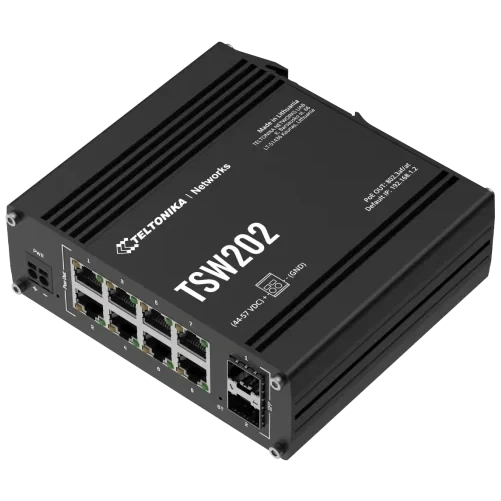 Коммутатор 8 портов управляемый Teltonika TSW202 PoE+ - изображение 2