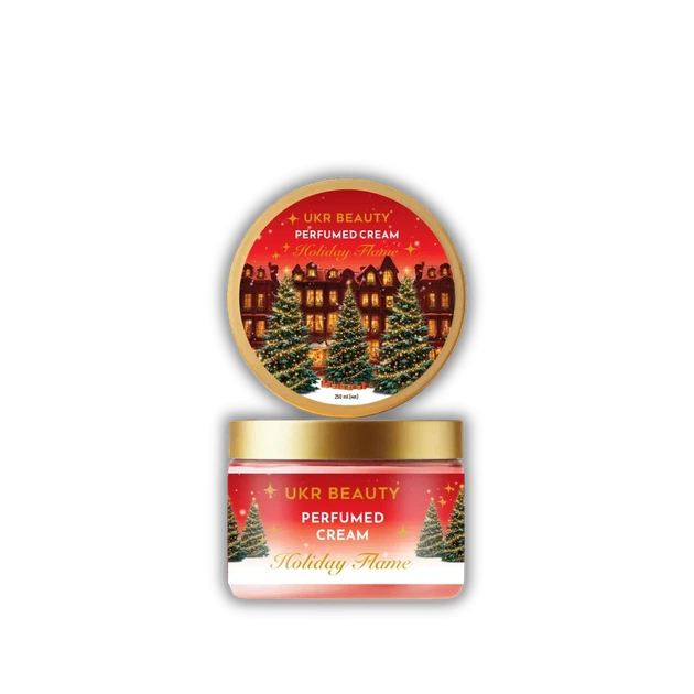 Новорічний набір для тіла UKR BEAUTY Holiday Flame (Святкове полум'я) - скраб, гель для душу, крем, міст - Фото 4 Новорічний набір для тіла UKR BEAUTY Holiday Flame (Святкове полум'я) - скраб, гель для душу, крем, міст - зображення 4
