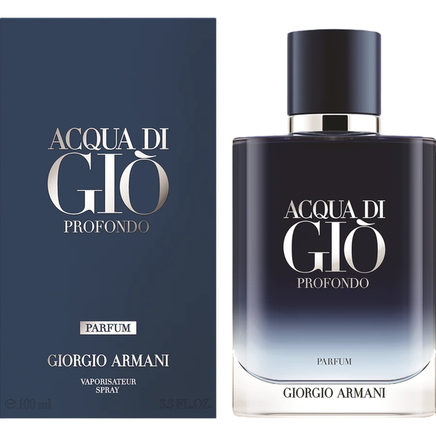 Парфюмерная вода для мужчин Armani Acqua di Gio Profondo Parfum, 100 мл - изображение 2
