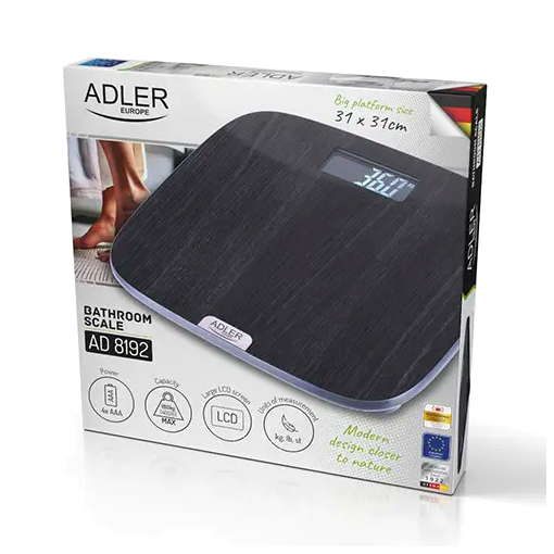 Электронные весы до 180 кг с ЖК-дисплеем для дома ПВХ Adler MC-1896 - изображение 9
