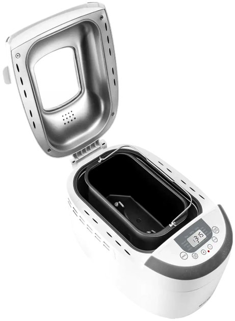 Хлебопечь 850 Вт 12 программ для дома 1.25 кг белая ECG MC-0877 - изображение 2
