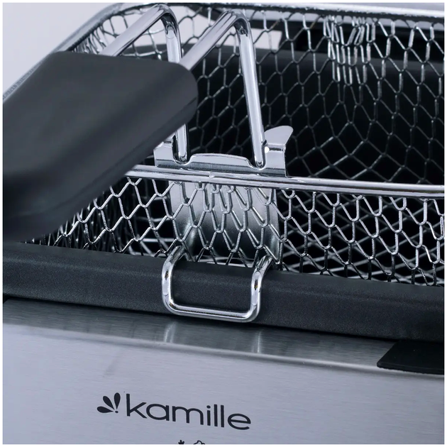 Фритюрница 900 Вт 1.5 л для кухни Kamille MC-1162 - изображение 9