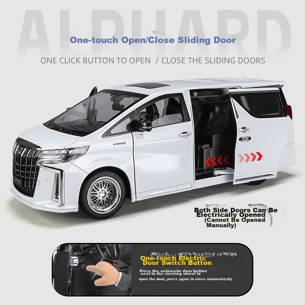 Модель Heimanba Erfa White 1:18 автомобиль из сплава детская, декоративная - изображение 4