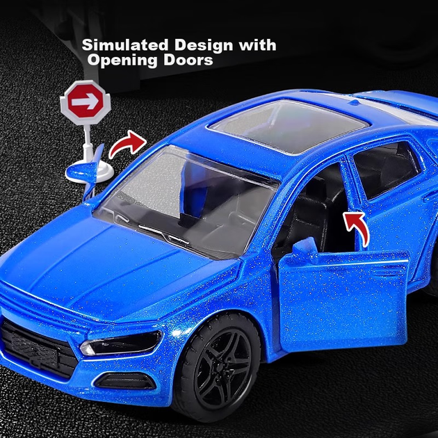 Набор машинок Mabaozibao полиция и скорая помощь для детей 1-3 года подарочный - изображение 7