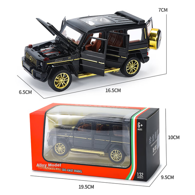 Модель Cawndilla Mercedes-Benz G из сплава инерционная - изображение 10