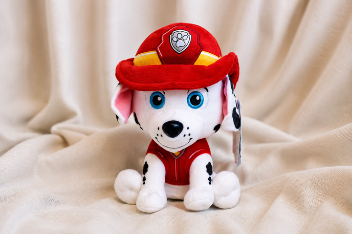 М'яка іграшка "Щенячий патруль" — Цуценя Маршал (Marshall Paw Patrol) 17 см - Фото 1 М'яка іграшка "Щенячий патруль" — Цуценя Маршал (Marshall Paw Patrol) 17 см - изображение 1