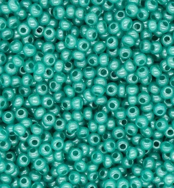 Бісер Preciosa Ornela 17758 зелений 10/0 5 г (17758/5) - Фото 1 Бісер Preciosa Ornela 17758 зелений 10/0 5 г (17758/5) - зображення 1