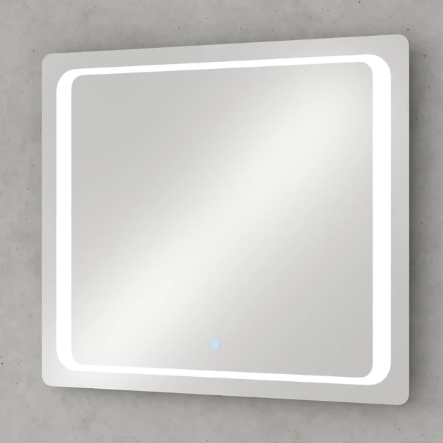 Зеркало для ванной комнаты Van Mebles LED 2 800x900 прямоугольное, с фронтальной LED-подсветкой - изображение 2