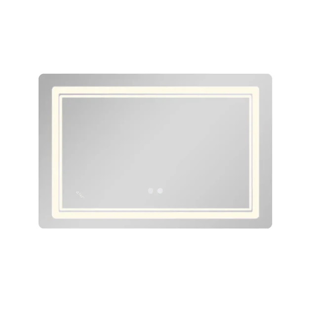 Дзеркало для ванної кімнати Qtap Cardinal CA1 600x800 прямокутне, з фронтальною LED-підствідкою (QT0478C8060) - зображення 5