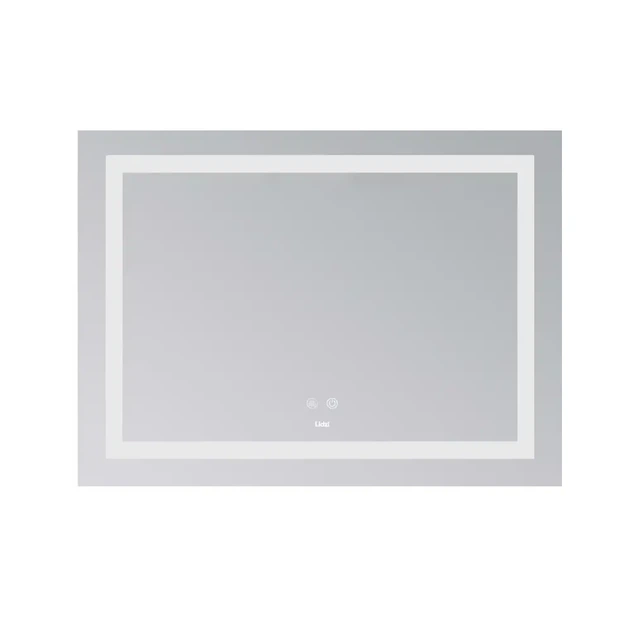 Дзеркало для ванної кімнати Lidz Kubis KU1 700x900 прямокутне, з фронтальною LED-підствідкою (LD78LF904907048451) - зображення 3