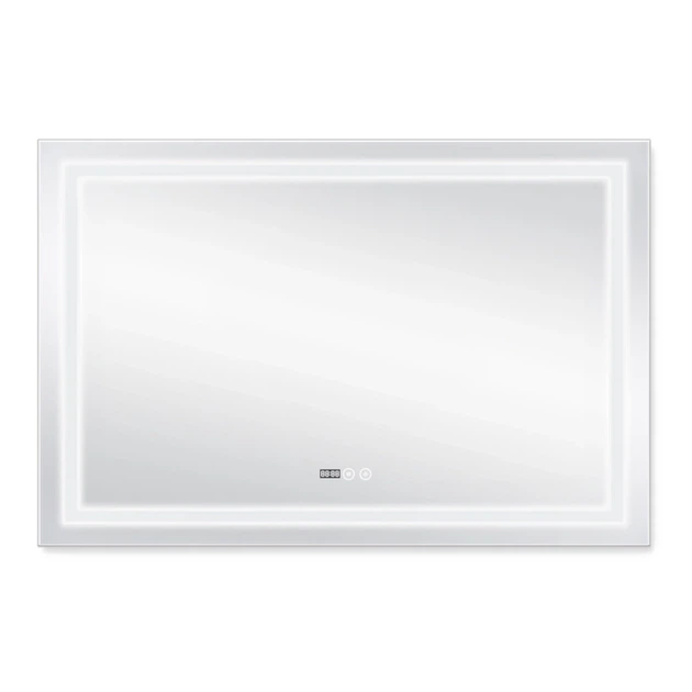 Дзеркало для ванної кімнати Qtap Mideya 1200x800 DC-F613 з LED-підсвічуванням та антизапотіванням (QT2078F613W) - Фото 3 Дзеркало для ванної кімнати Qtap Mideya 1200x800 DC-F613 з LED-підсвічуванням та антизапотіванням (QT2078F613W) - зображення 3